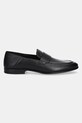 BOSS mocasini de piele Gavrie 50548074.001 negru AW25