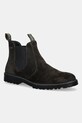 Barbour sztyblety zamszowe Patton skóra zamszowa zielony MFO0771BR98