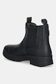 Παπούτσια Δερμάτινες μπότες τσέλσι Barbour Turnbull MFO0817BK11 μαύρο