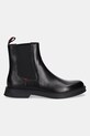 HUGO ghete chelsea de piele Lenner 50548489.001 negru AW25