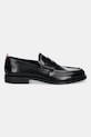 HUGO mocasini de piele Varian 50548591.001 negru AW25