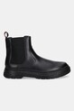 HUGO sztyblety skórzane Urian 50543764.001 czarny AW25