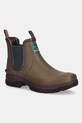 Barbour stivali di gomma x Paul Smith Chelsea Welly marrone MRF0048TA51