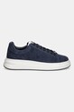 Guess sneakers din piele întoarsă ELBA FMTLBA.SUE12.BLUE bleumarin AW25