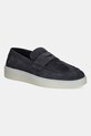 Mokasini iz nubuka Guess RICKY MOC nubuk mornarsko modra FMTRIC.LEA14.BLUE
