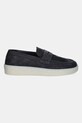 Mokasini iz nubuka Guess RICKY MOC FMTRIC.LEA14.BLUE mornarsko modra AW25
