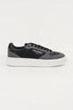 Karl Lagerfeld sneakersy skórzane MAXI KUP RSG skóra zamszowa czarny KL52235.305