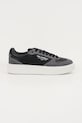 Karl Lagerfeld sneakers din piele MAXI KUP RSG piele întoarsă negru KL52235.305