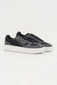 Karl Lagerfeld sneakersy skórzane MAXI KUP RSG KL52235.305 czarny AW25