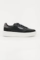 Karl Lagerfeld sneakers din piele MAXI KUP RSG piele întoarsă negru KL52241.300