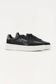 Karl Lagerfeld sneakersy skórzane MAXI KUP RSG KL52241.300 czarny AW25