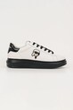 Karl Lagerfeld sneakersy skórzane KAPRI MENS skóra powlekana biały KL52530N.010