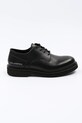 Karl Lagerfeld półbuty skórzane KINGSTON skóra licowa czarny KL12225.000