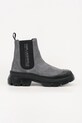 Karl Lagerfeld sztyblety zamszowe TREKKA MENS RSG skóra zamszowa szary KL25243A.577