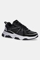 Just Cavalli sneakersy skóra zamszowa czarny 79QA3SH5ZPB66899