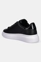 Obuwie Just Cavalli sneakersy skórzane 79QA3SBGZPB65899 czarny
