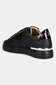 Obuwie Philipp Plein sneakersy skórzane Band In USC0664.PLE010N.0202 czarny