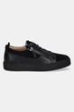 Giuseppe Zanotti sneakersy skórzane Maylondon RU40037.001 czarny AW25