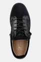 Giuseppe Zanotti sneakersy skórzane Maylondon czarny RU40037.001