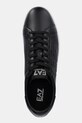 EA7 Emporio Armani sneakersy skórzane czarny AF10848.7X000331.UC001
