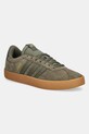 adidas sneakersy zamszowe Vl Court 3.0 imitacja skóry licowej zielony JR2223