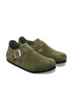 Obuv Semišové poltopánky Birkenstock London 1030797 zelená
