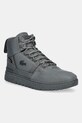 Tenisky Lacoste T-Clip Winter Mid Sneakers přírodní kůže šedá 50SMA0195