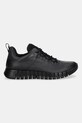 Ecco sneakersy skórzane Gruuv Sneaker Lea Gtxs 525224.01001 czarny AW25