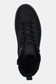 Ecco buty nubukowe Soft 7 Tred High Boot czarny 450444.51052