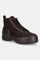 Moon Boot śniegowce zamszowe MB MEZZALUNA LACE UP MID SUEDE nieocieplane brązowy 80D2500030.M010
