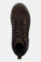 Moon Boot śniegowce zamszowe MB MEZZALUNA LACE UP MID SUEDE brązowy 80D2500030.M010