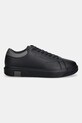 Armani Exchange sneakersy skórzane XUX123.XV534.MZ262 czarny NC25