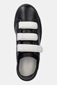 Y-3 sneakersy skórzane Stan Smith czarny JR4224