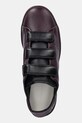 Y-3 sneakersy skórzane Stan Smith Velc bordowy JR6641