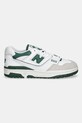 New Balance sneakersy skórzane 550 BB550WT1 zielony AW25