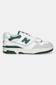 New Balance sneakers in pelle 550 BB550WT1 verde AW25