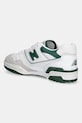 Obuwie New Balance sneakersy skórzane 550 BB550WT1 zielony