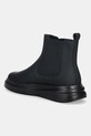 Παπούτσια Δερμάτινες μπότες τσέλσι Guess ELKO FMFELK.LEA10.BLACK μαύρο
