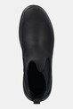Δερμάτινες μπότες τσέλσι Guess ELKO μαύρο FMFELK.LEA10.BLACK