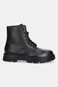 Δερμάτινες μπότες πεζοπορίας Guess GARDA FMFGAD.LEA10.BLACK μαύρο NC25