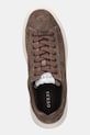 Guess sneakersy zamszowe ELBA brązowy FMFLBA.SUE12.BROWN