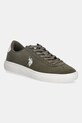 Αθλητικά U.S. Polo Assn. JODIE001 απομίμηση σουέτ πράσινο JODIE001M.EU1