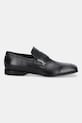 MM6 Maison Margiela mokasyny skórzane SH3WR0007.P7430.T8013 czarny AW25