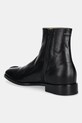 MM6 Maison Margiela trzewiki skórzane SH1WU0011.P5000.T8013 czarny AW25