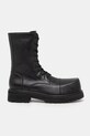 VETEMENTS workery skórzane Stomp Combat Boot UH76BT800B czarny AW25