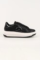 Karl Lagerfeld sneakersy skórzane KAPRI LUG pozostałe czarny KL57538A.100