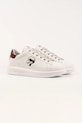 Usnjene superge Karl Lagerfeld KAPRI MENS KL52530N.01N bela AW25