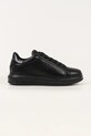 Karl Lagerfeld sneakersy skórzane KAPRI Outline NFT niska czarny KL52570.00X