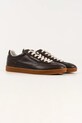 Karl Lagerfeld sneakersy skórzane KANDIDATE KL53825A.0CH brązowy AW25