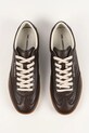 Karl Lagerfeld sneakersy skórzane KANDIDATE brązowy KL53825A.0CH